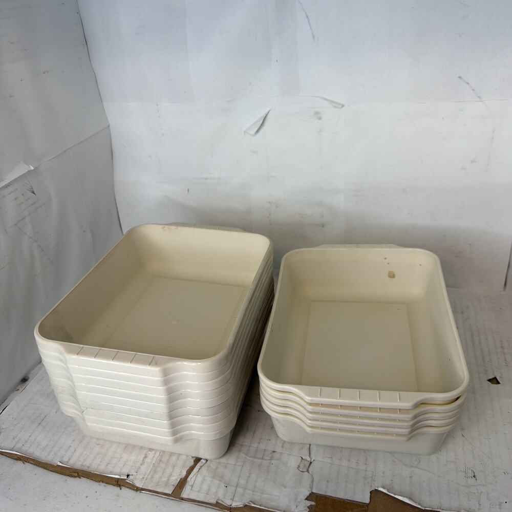 Lot Of 14 Vintage BETTY CROCKER Servable CONTAINERS Microwaveable 7”x5.5”x2”